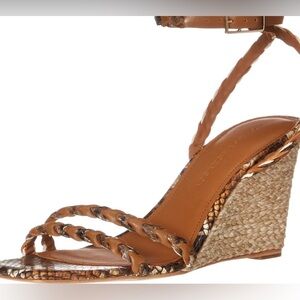 Sigerson Morrison Women's Ankle Strap Wedge Sandal